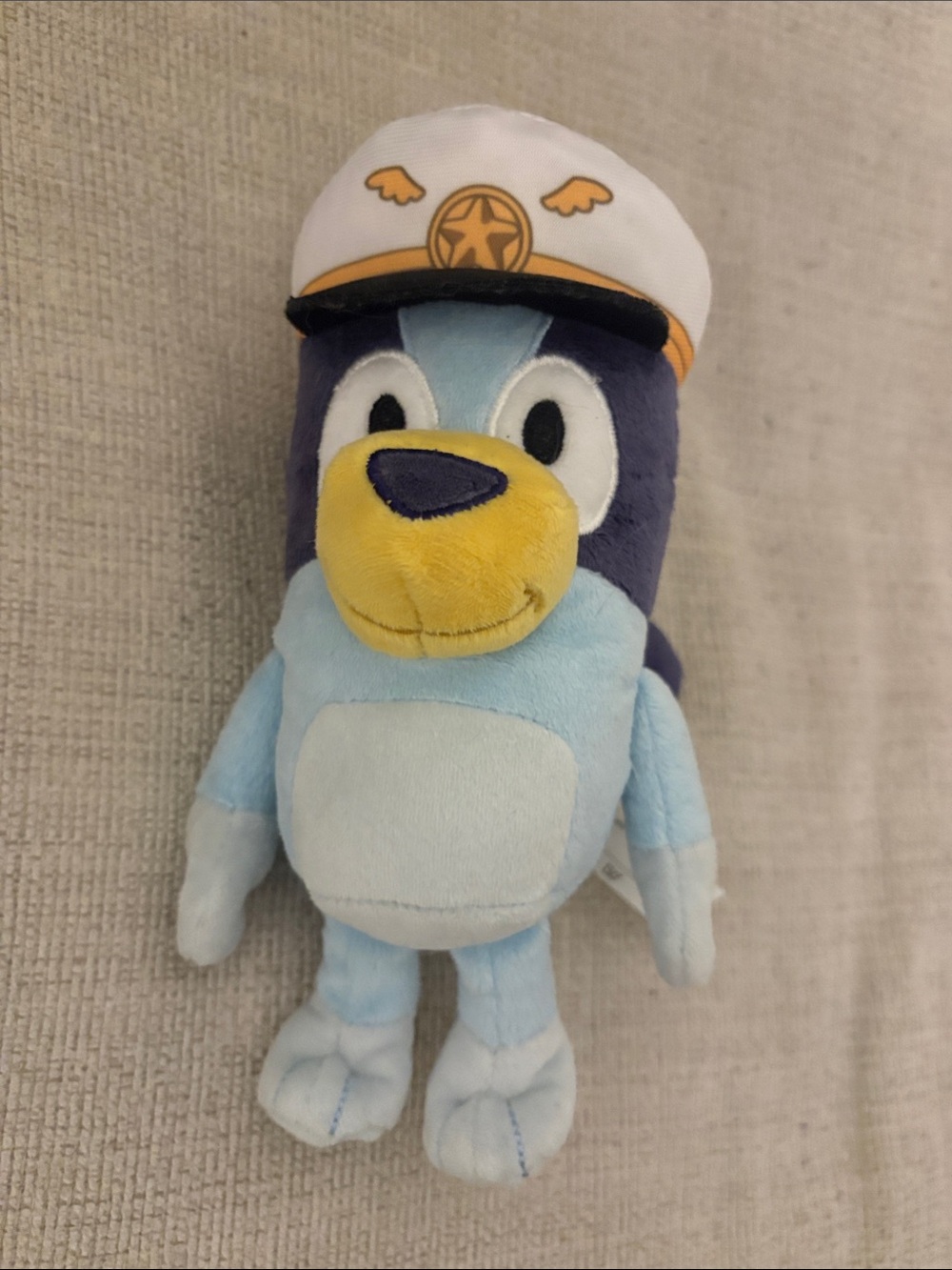Bluey Plush with Captain Hat